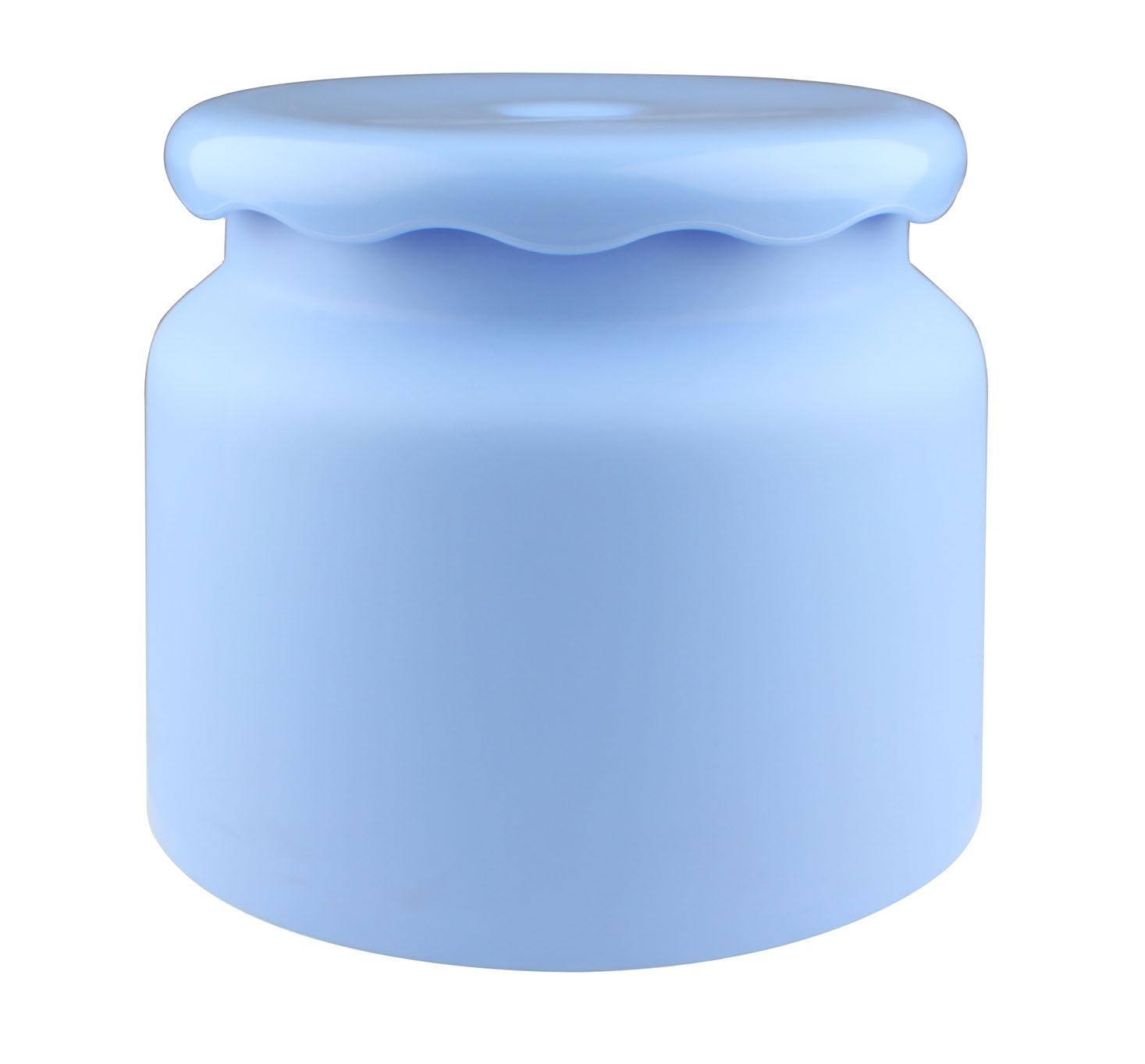 Frosty Bathroom Stool (Pastel Blue)